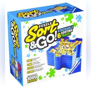 Puzzle Sort and Go Jigsaw Puzzle Accessory - 1000 Piece Storage / Organization 🧩
